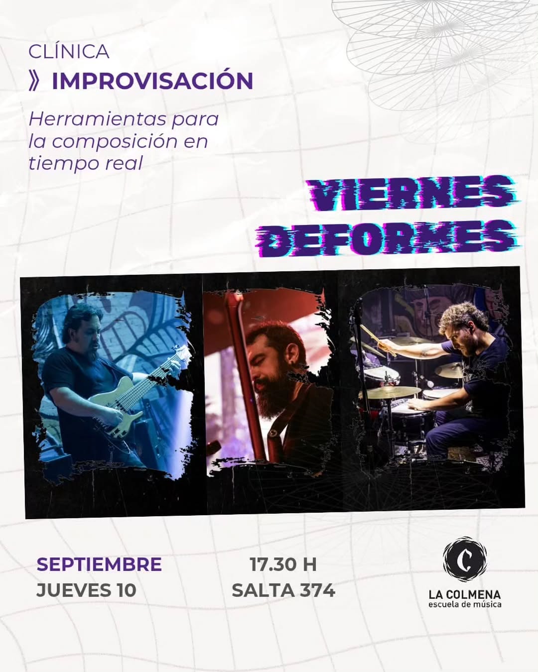 @lacolmenaescuelademusica
@viernesdeformes
(Córdoba)